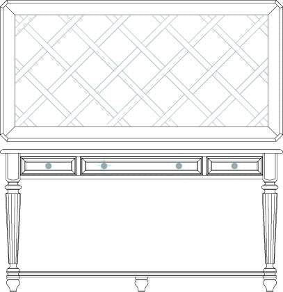 Hooker Furniture Home Office Brookhaven Leg Desk