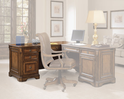 Hooker Furniture Home Office Brookhaven Executive L Right Return