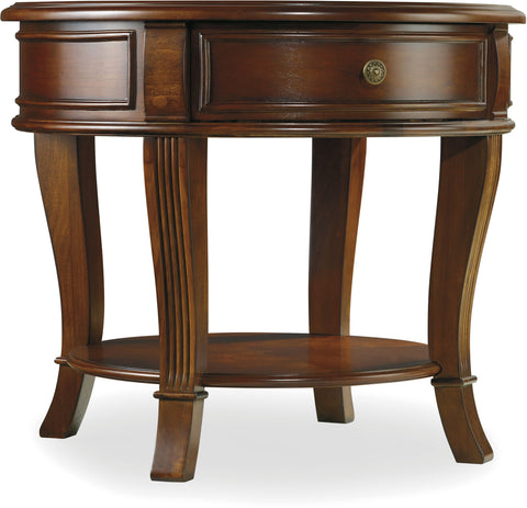 Hooker Furniture Living Room Brookhaven Round Lamp Table