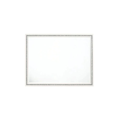 Haiden White Finish Mirror Model 28454 By ACME Furniture