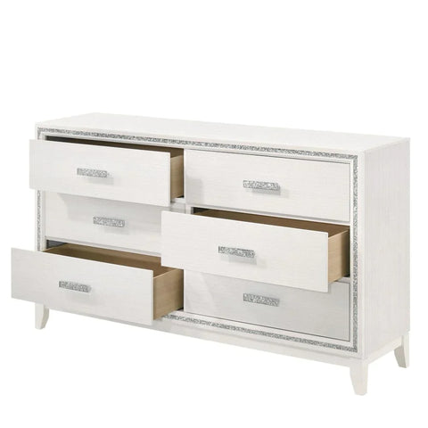 Haiden White Finish Dresser Model 28455 By ACME Furniture