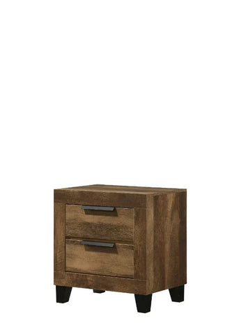 Morales Rustic Oak Finish Nightstand Model 28593 By ACME Furniture