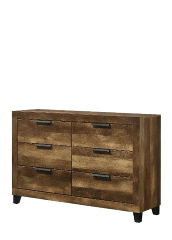 Morales Rustic Oak Finish Dresser Model 28595 By ACME Furniture