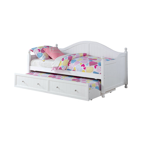 Coaster Julie Ann Twin Daybed with Trundle White Model 300053