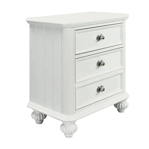 Athena White Nightstand Model 30009 By ACME Furniture