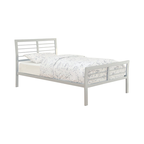 Coaster Cooper Full Metal Bed Silver Model 300201F