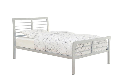 Coaster Cooper Queen Metal Bed Silver Model 300201Q