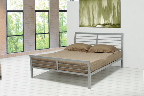 Coaster Cooper Queen Metal Bed Silver Model 300201Q