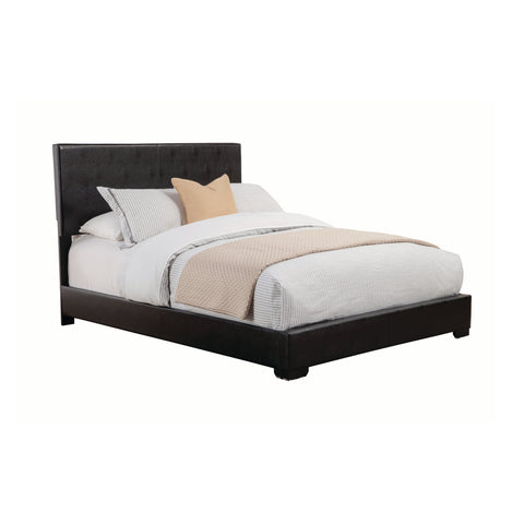 Coaster Conner Twin Upholstered Panel Bed Black Model 300260T