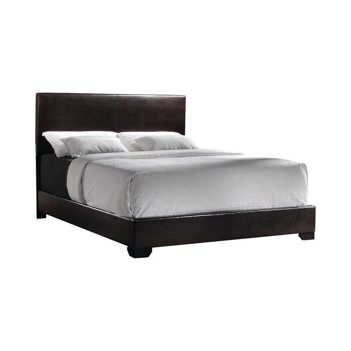 Coaster Conner Twin Upholstered Panel Bed Dark Brown Model 300261T