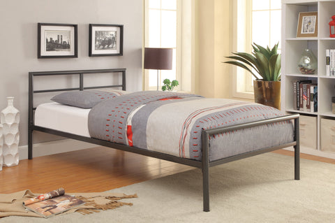 Coaster Fisher Twin Metal Bed Gunmetal Model 300279T