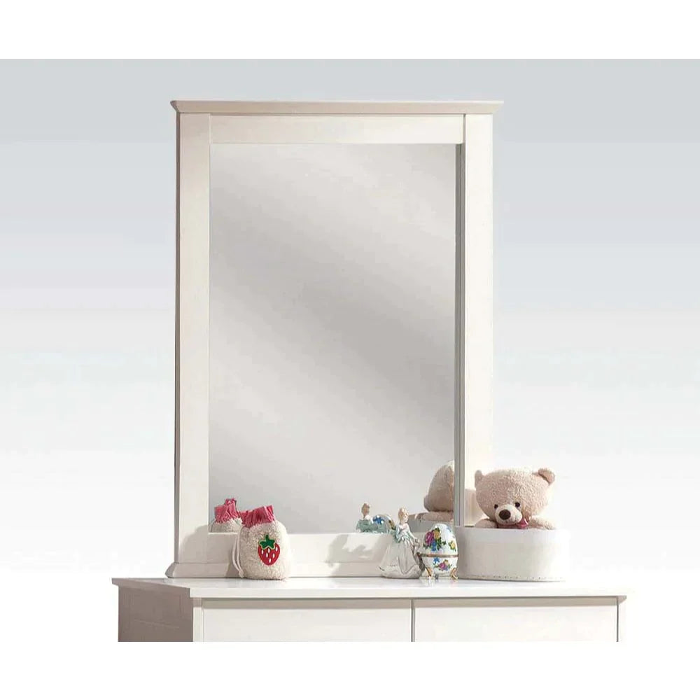 Bungalow White Mirror Model 30040 By ACME Furniture