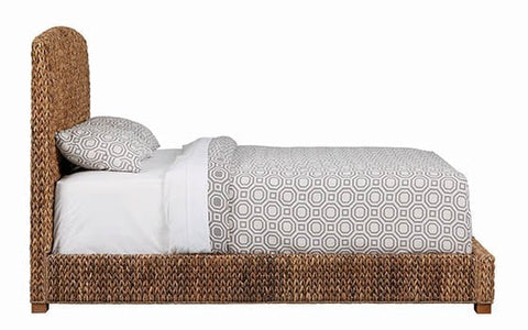 Coaster Laughton Eastern King Hand-Woven Banana Leaf Bed Amber Model 300501KE