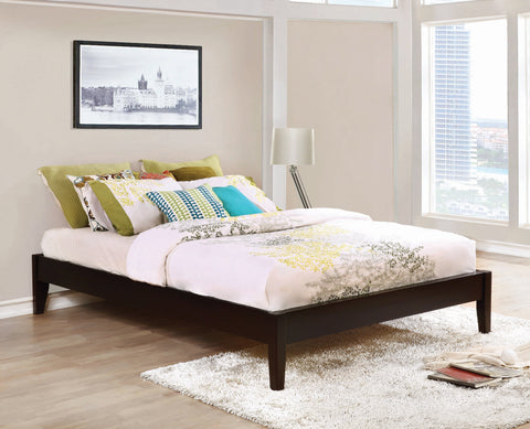 Coaster Hounslow Eastern King Universal Platform Bed Cappuccino Model 300555KE