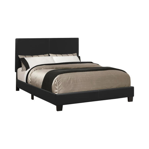 Coaster Mauve Bed Upholstered Queen Black Model 300558Q