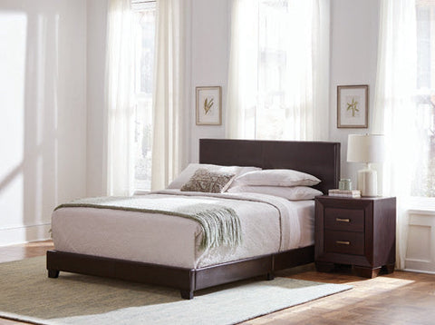 Coaster Dorian Upholstered Queen Bed Brown Model 300762Q