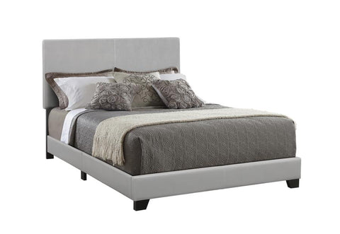 Coaster Dorian Upholstered Queen Bed Grey Model 300763Q