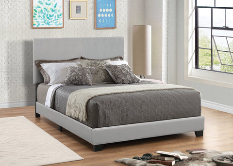 Coaster Dorian Upholstered Queen Bed Grey Model 300763Q