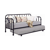 Coaster Marina Twin Metal Daybed with Trundle Black Model 300765