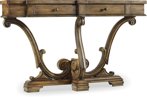 Hooker Furniture Living Room Sanctuary Thin Console-Amber Sands
