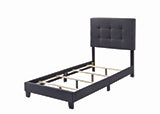 Coaster Mapes Tufted Upholstered Twin Bed Charcoal Model 305746T