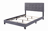 Coaster Mapes Tufted Upholstered Eastern King Bed Grey Model 305747KE