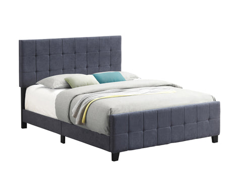 Coaster Fairfield Queen Upholstered Panel Bed Dark Grey Model 305953Q