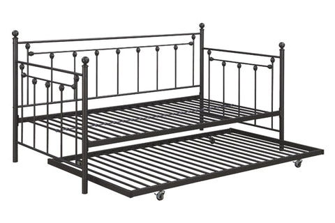 Coaster Nocus Spindle Metal Twin Daybed with Trundle Model 306057