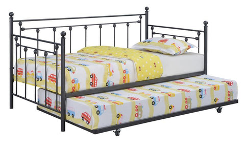 Coaster Nocus Spindle Metal Twin Daybed with Trundle Model 306057