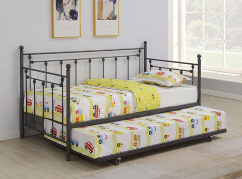 Coaster Nocus Spindle Metal Twin Daybed with Trundle Model 306057