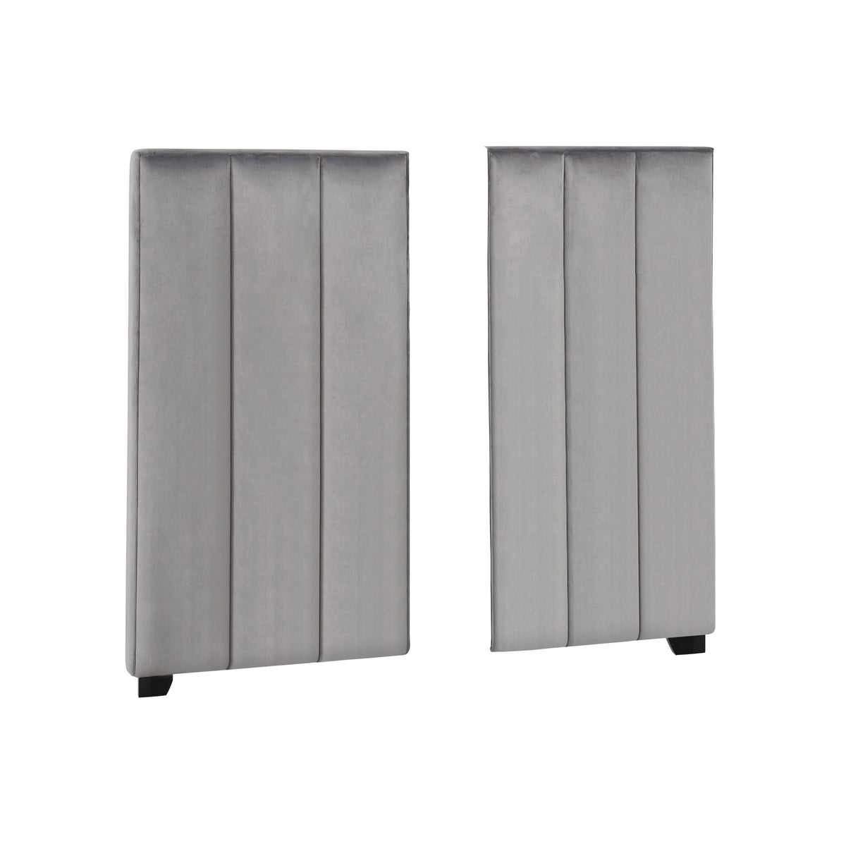 Coaster Arles Queen Vertical Channeled Tufted Bed Grey Model 306070Q