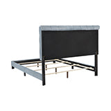 Coaster Warner Queen Upholstered Bed Slate Blue Model 310041Q