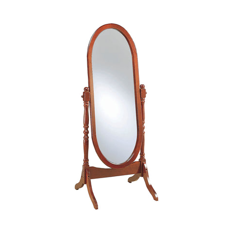 Coaster Foyet Oval Cheval Mirror Merlot Model 3101