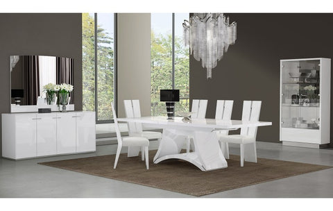 D313 High Gloss White VetrinaModel:  D313-SET-WHITE