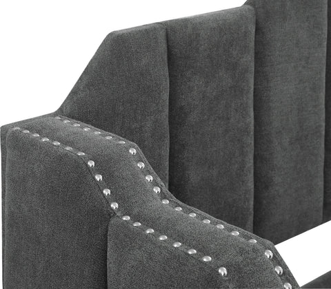 Coaster Kingston Upholstered Twin Daybed with Trundle Charcoal Model 315962
