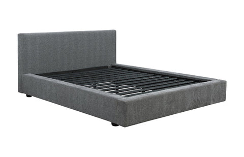 Coaster Gregory Upholstered Platform Bed Graphite Model 316020KE