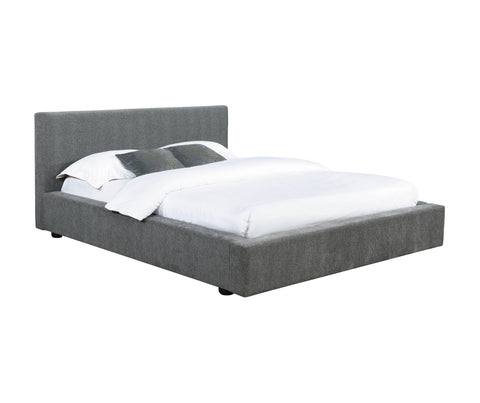 Coaster Gregory Upholstered Platform Bed Graphite Model 316020KW