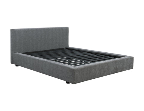 Coaster Gregory Upholstered Platform Bed Graphite Model 316020KW