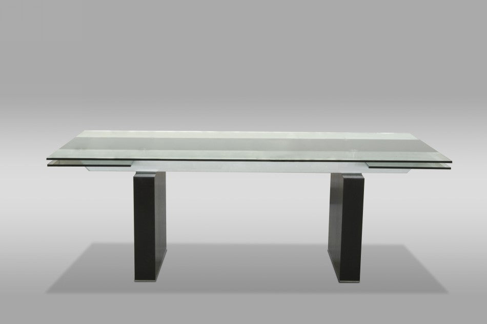 Lisbon Modern Glas Extendable Dining Table Model VGGU-328L-B