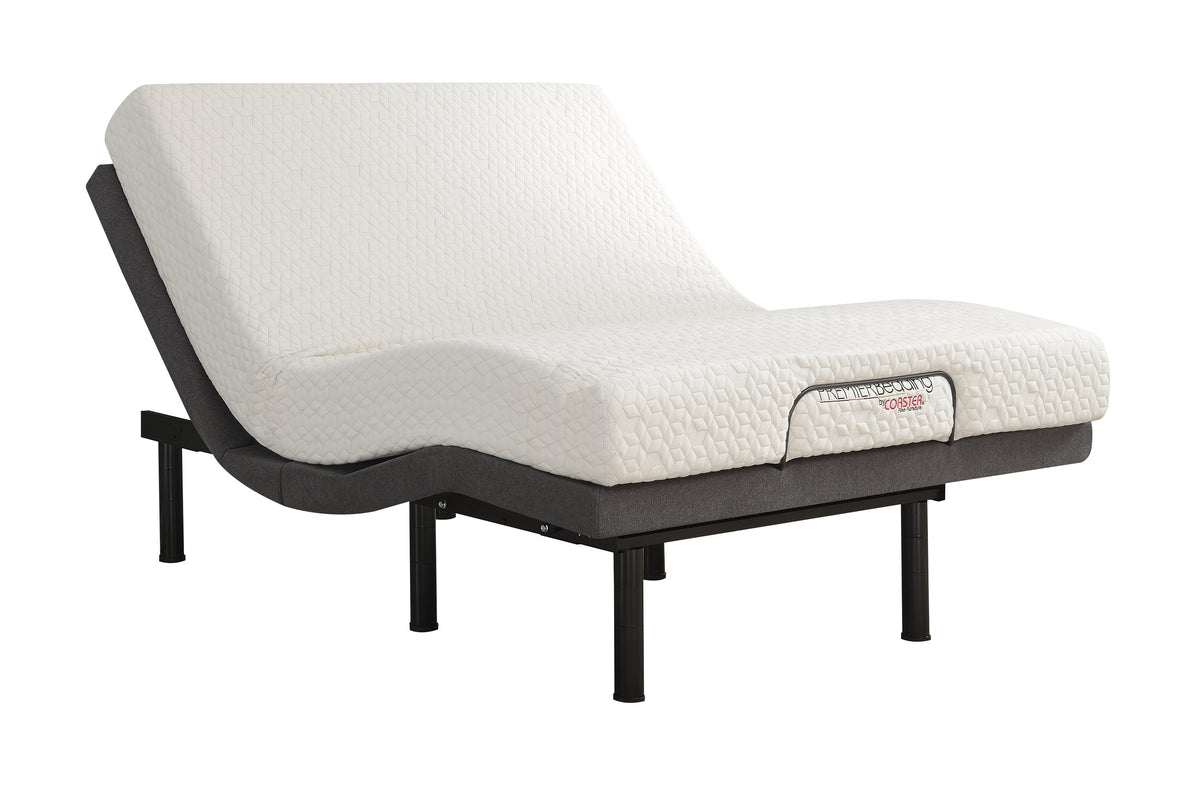 Coaster Negan Full Adjustable Bed Base Grey and Black Model 350132F