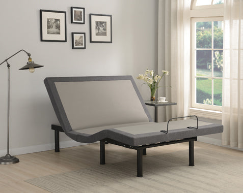 Coaster Negan Full Adjustable Bed Base Grey and Black Model 350132F