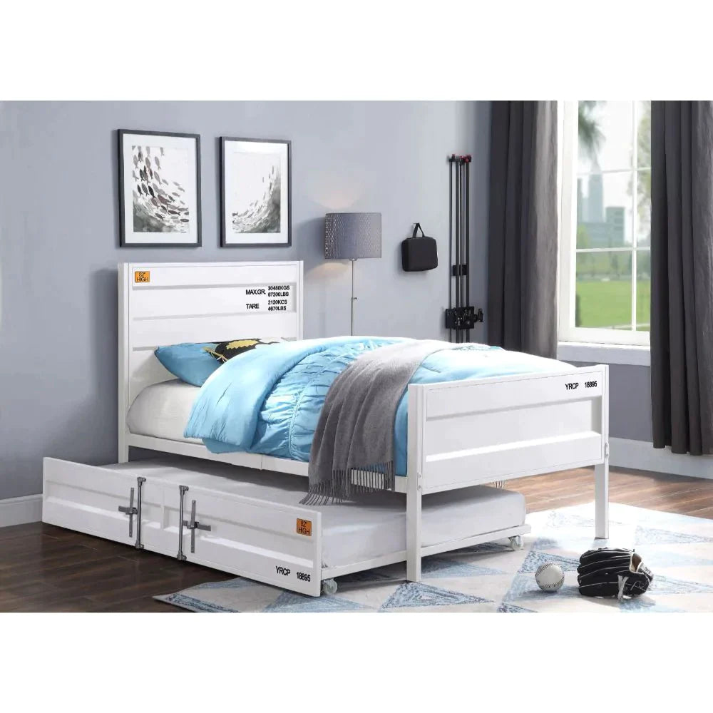 Cargo White Twin Bed Model 35900T By ACME Furniture