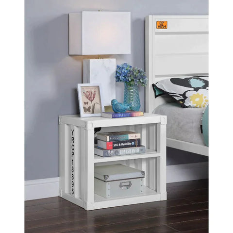 Cargo White Nightstand Model 35907 By ACME Furniture