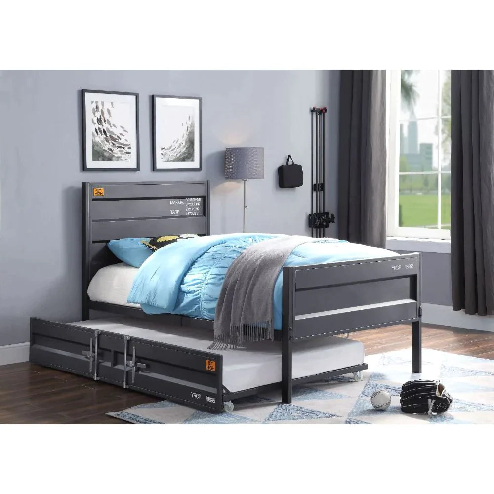 Cargo Gunmetal Twin Bed Model 35920T By ACME Furniture