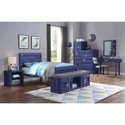 Cargo Blue Nightstand Model 35937 By ACME Furniture