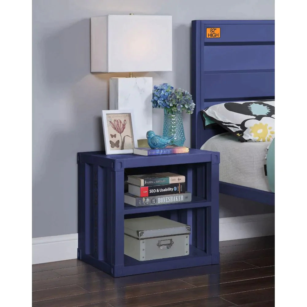 Cargo Blue Nightstand Model 35937 By ACME Furniture