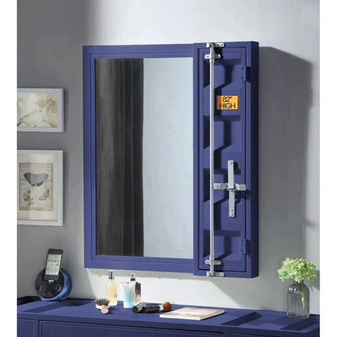 Cargo Blue Vanity Mirror Model 35938 By ACME Furniture