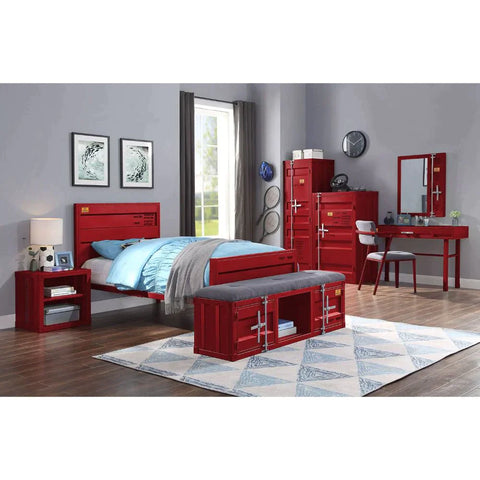 Cargo Red Twin Bed Model 35950T By ACME Furniture