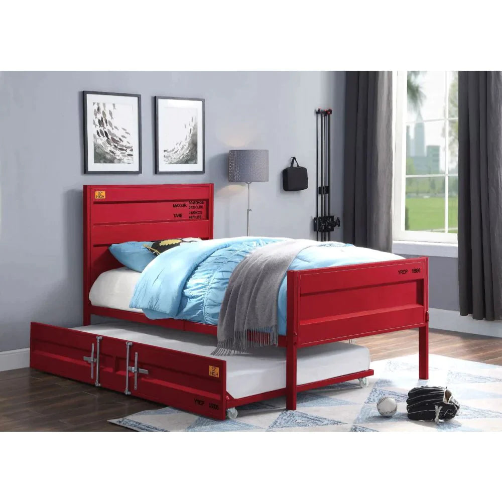 Cargo Red Twin Bed Model 35950T By ACME Furniture
