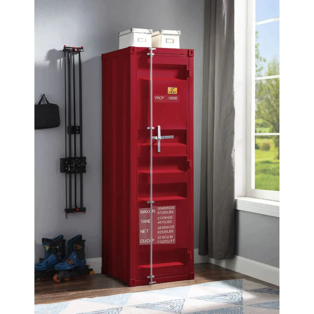 Cargo Red Wardrobe Model 35955 By ACME Furniture